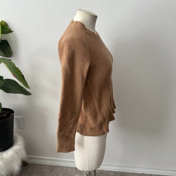 Patagonia Women's Brown Cowl Cashmere Neck Sweater - Picture 5 of 6